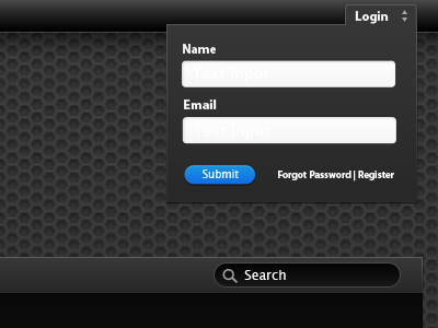 OPG Login Form ui user interface web deisgn