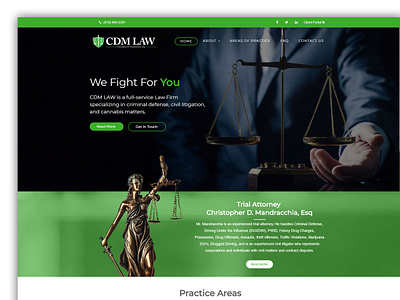 CDM Attorneys Website web web development webdesign