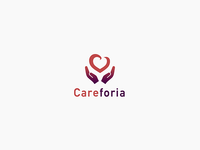 Careforia Logo Concept branding icon design