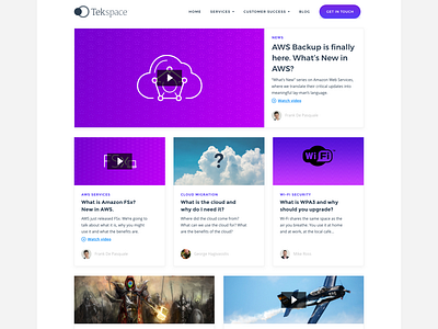 Tekspace Blog Redesign