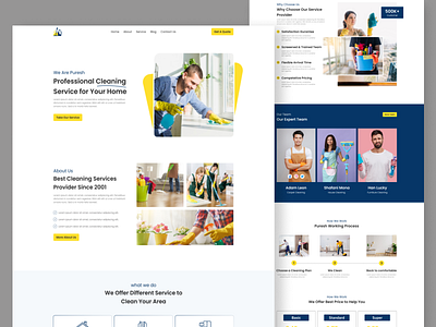 Cleaning Service Website Design