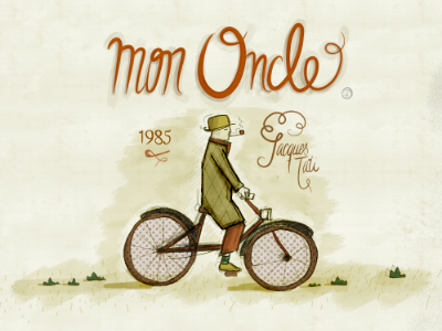 mon oncle draw illustration sketch