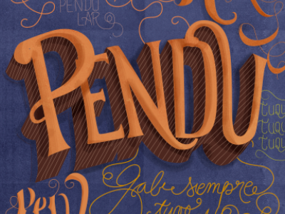 pendu-work in progress 2 lettering type