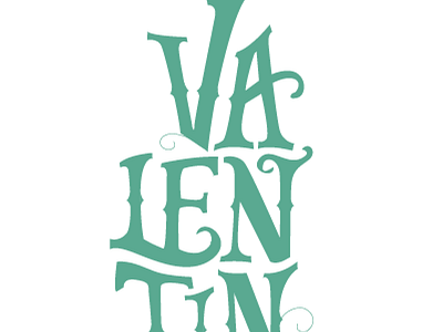 valentin - WIP illustration lettering typography