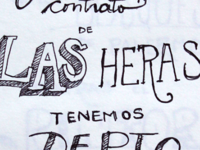 las heras ilustration typography