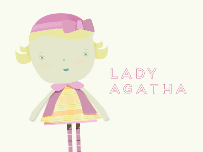 agatha character draw illustration