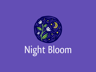 Night Bloom bloom floral flowers moon night studio