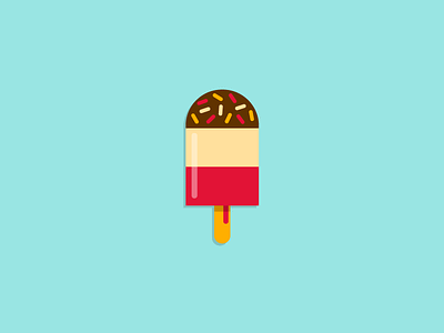 Lolly fab ice cream icon lolly popsicle summer vector