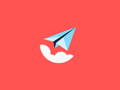Built While Flying badge branding design flying icon illustration logo mark paper plane vector