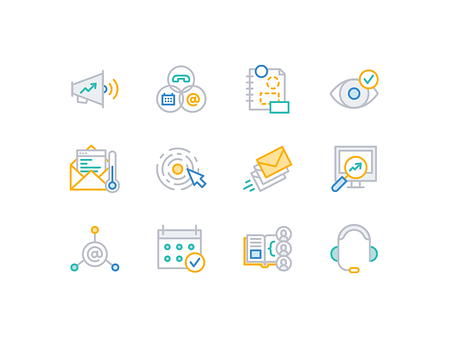 Icons icons icons icons! by Laura Bohill for Ghostly Ferns on Dribbble