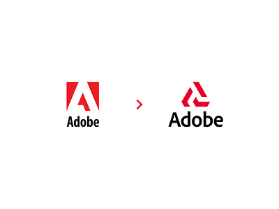 Adobe Logo Redesign adobe adoberedesign brand branding design graphic design icon identidad illustration logo logoadobe razec ui vector