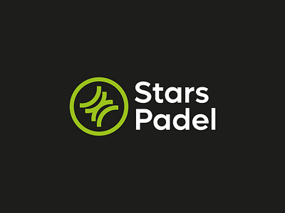 Stars Padel Logo brand branding design icon identidad logo logopadel padel starspade