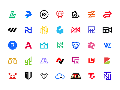 Logo collection, January - June brand branding icon logo logo collection logocollection