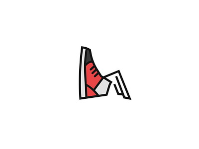 Sneakers wings Logo brand branding design graphic design icon identidad illustration logo vector
