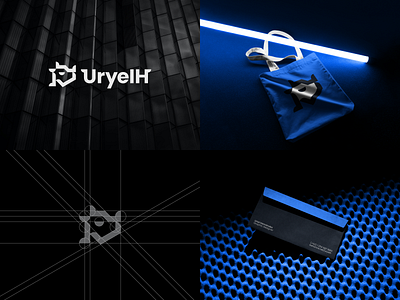 UryelH Logo 🐲 brand branding design graphic design icon identidad illustration logo vector