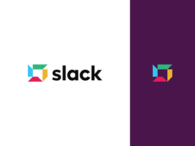 Slack Rebrand brand branding design graphic design icon identidad illustration logo vector