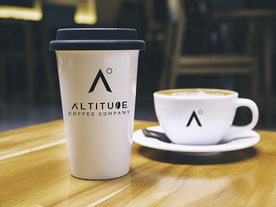 Coffee Brand Logo in Minimal design branding graphic design logo mockup