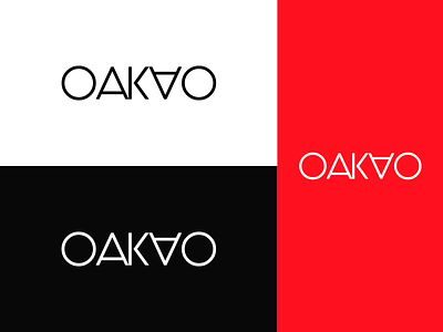 OAKAO Logo Branding - Fashion Brand Wordmark brand identity branding concept dailylogo dailylogochallenge design dribbble fashion flat logo minimalistic oakao vector wordmark