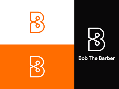 Bob The Barber Logo Branding