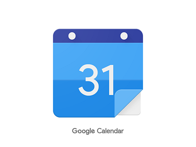 Google Calendar calendar concept design dog ear folds google google design icon pack material material design platy pop shadows