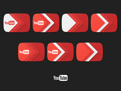 YouTube Icon Exploration exploration icon icon pack material design platy pop shadows youtube