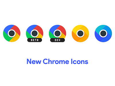 New Chrome Icons for Splendid chrome concept design google graphic icon icon pack iconography illustration material design redesign