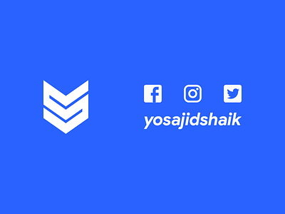 Sajid Shaik Identity banner branding design flat identity illustration logo minimal social wordmark