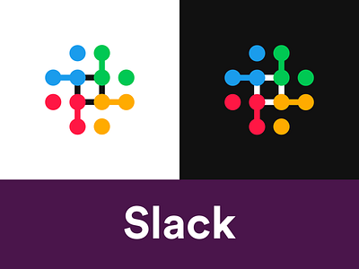 My Take On The New Slack Logo branding challenge concept design illustration logo logo design redesign slack typography