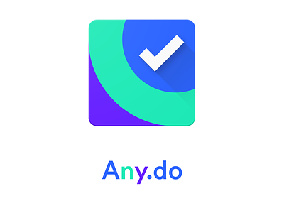 Any.Do Redesign Take #2 branding concept design google google design icon icon pack iconography logo material material design redesign
