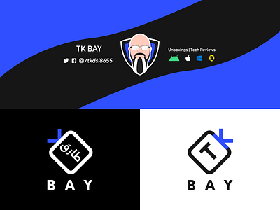 TK Bay YouTube Channel Revamp channel art logo logodesign redesign vector art youtube youtube channel