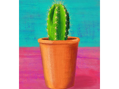 Spikes artists pastels bardot brush cactus digital art digital painting lisa bardot pastels procreate