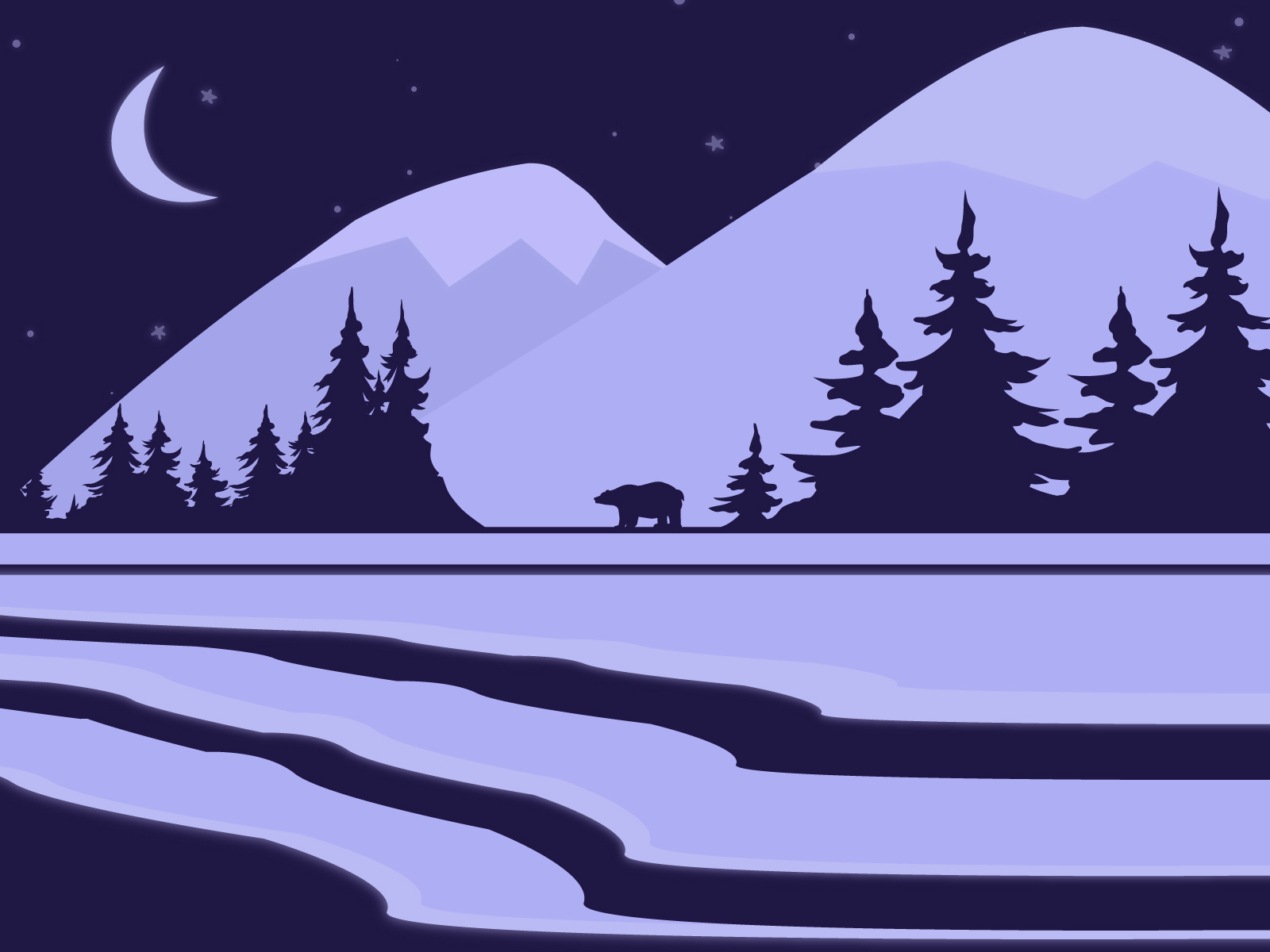 Peaceful Landscape by Hope Sudol on Dribbble