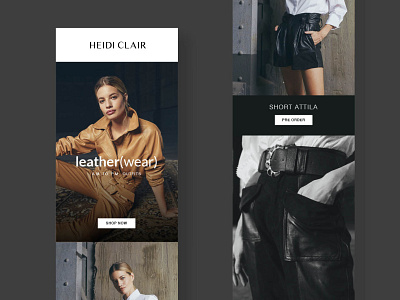 HEIDI CLAIR - News digital ecommerce emilia fiorincino fashion heidi clair moda newsletters