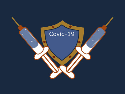 covid-19 shield 3d animation branding coronavirus covid19 design emergency graphic design health hospital illustration logo medical pandemic shield stay at home stay save syringe typography vaccine