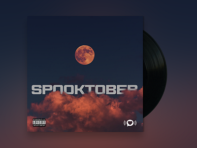 CaredFor Playlist: Spooktober album cover designersmx halloween playlist spooky