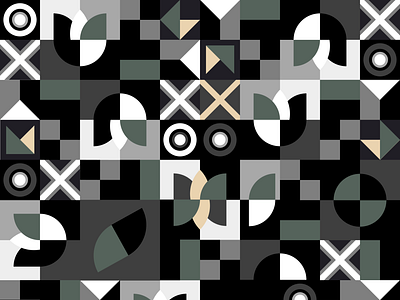 Mono Pattern geometric graphic design patter pattern shape