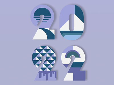 2022 design geometric graphic design illustration lettering number pattern shape typography