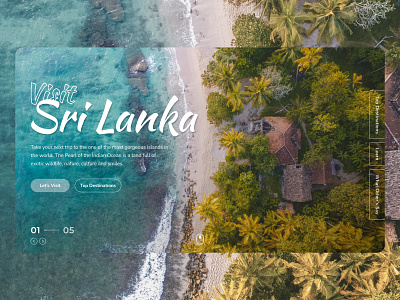 Fun Hero Section Design for a travel website design figma hero section design sri lanka sri lankan website tour guide website tour site design tourist website travel website travel website design ui user interface design uxui web design