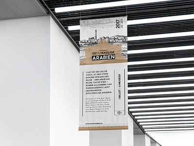 Visual identity / Museum exhibition banner branding identity design illustrator photoshop