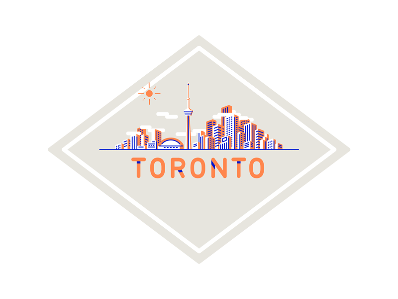 Thank you Toronto ! after effects animation city design gif toronto