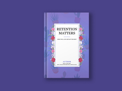 Retention Matters Book Cover Design how to make a book cover
