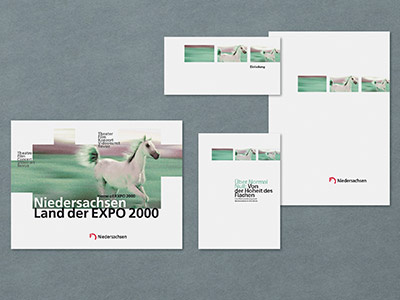 classic: EXPO 2000 Capital Pavilion corporate design expo horse white space