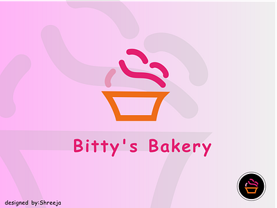 Bakery logo design bakery branding cake creative cupcake food graphic design icing illustration letter b logo logo design minimal modern pink purple simple sweet ui vector