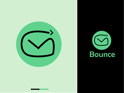 Messaging app logo - Bounce