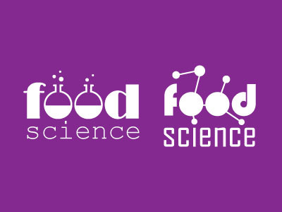 Food Science food illustrator logo purple science vector
