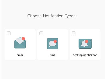 Notification types