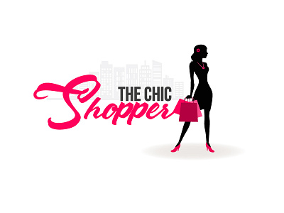 The Chic Shopper chick logo pink shopping