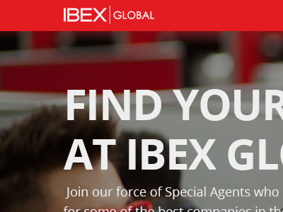 Ibex Career Website Mockup