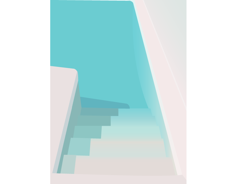Cool Pool digital illustration vector flat illustration illustration pool