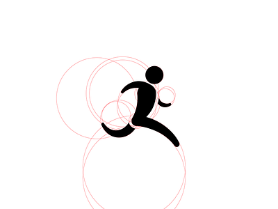 Runner Icon circle icon illustration progress runner